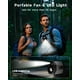 thumbnail image 3 of Ventilador portátil recargable JKBOOM 2025 con luz LED 25h, 3 of 7