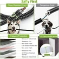 thumbnail image 3 of Aivituvin Heated Dog House Outdoor Dog Kennel with Safe Heated Pad, Chew-Proof Metal Frame and Rotating Food Bowl for Small to Medium Dogs, 44.6" L x 41.1" W x 32.9“H (Brown), 3 of 7