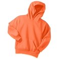 thumbnail image 2 of Port & Entreprise Sweat-Shirt à Capuche Poche Poche avant pour les Jeunes, X-Small, Orange, 2 of 2