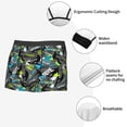 thumbnail image 3 of Honeii sport sonw board Print Mens Boxer Briefs Breathable,Boxer Brief for Men, Moisture-Wicking Underwear-Large, 3 of 5