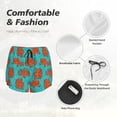 thumbnail image 4 of Salouo Fun Octopus Print Women's 2 in 1 Running Shorts Double-Layer Shorts Athletic Workout Gym Yoga Shorts Running Shorts for Women-X-Large, 4 of 7