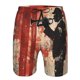 thumbnail image 3 of Fotbe Silhouette Trumpet Red Art Trajes de Baño Estampados para Hombre, Shorts de Verano de Secado Rápido, Ropa de Playa, Bañadores-XX-Large, 3 of 6