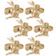 thumbnail image 1 of unbranded 6Ud Para Servilletas De Con De Dorado Perfectos Para Y Eventos, 1 of 6