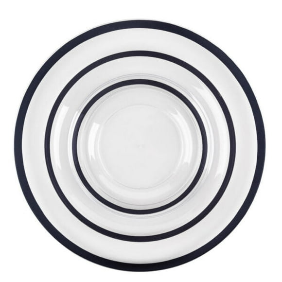 Contrast Collection Clear Black Rim