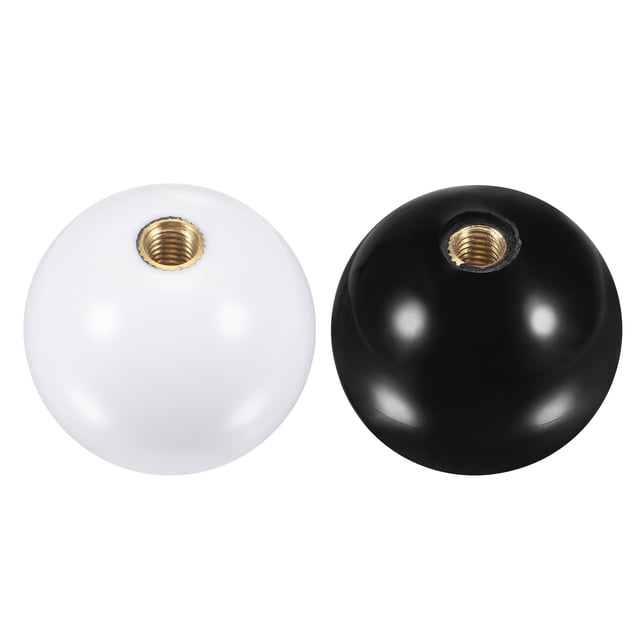 Unique Bargains White/Black Joystick Head Rocker Ball Top Handle Arcade Game Replacement