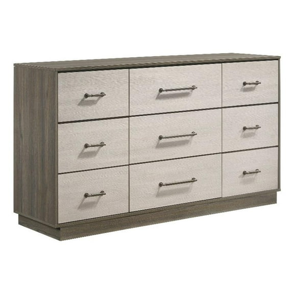 Fenwick 9-drawer Dresser Grey Oak