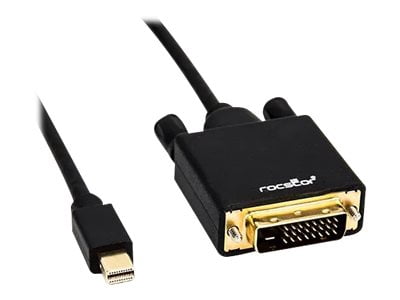 Rocstor Premium 6 ft Mini DisplayPort to DVI Cable - Mini Displayport to DVI Cable Supports  (Y10C164B1)