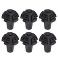 thumbnail image 1 of MasteelfCA 6 Pcs Housses Antidérapantes pour Bâtons de Randonnée Manchons TPR d'Extérieur Coussinets Ronds en Canne (Noir), 1 of 8