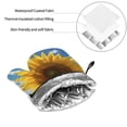 thumbnail image 6 of Sikiie Sky Golden Sunflower Field Oven Mitts and Pot Holders, Silicone Oven Gloves, Heat Resistant Oven Mitts 4Pcs Set, 6 of 6