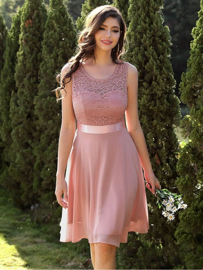 ワンピース Lace Quilted Bow Flower Brooch Sundress ワンピース Lace Quilted Bow Flower Brooch Sundress ワンピース Lace