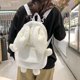 thumbnail image 5 of Mochila de estilo estudiante de moda para mujer Mochila de conejo linda de invierno Bolso de doble propósito, 5 of 5