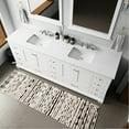 thumbnail image 6 of White Double Bath Vanity With 84 In. Width - Marble Top, Solid Wood, Soft Close, 2 Cabinets, 14 Drawers, Scratch And Stain Surface 84" W X 22" D Close Cabinets & To Scratches Stains, 6 of 6