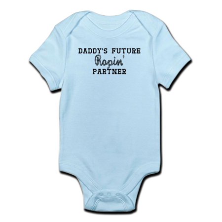 

CafePress - Daddy s Future Ropin Partner Body Suit - Baby Light Bodysuit