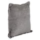 thumbnail image 3 of Set de 3 Cojines Decorativos (2 Cuadrados + 1 Rectangular) Niz Gris Oscuro, 3 of 7