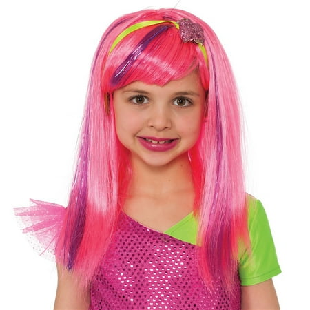 Raspberry Tart Wig Child Costume Accessory