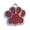 Red, variant on Cute Mini Paw Shaped Customizable Dog ID Tags, Delicate Pet Name Identification Pendant, Decorative Jewelry Charm Necklace For Small Medium Dogs Daily Collar Matching & Lost Prevention-(Purple)