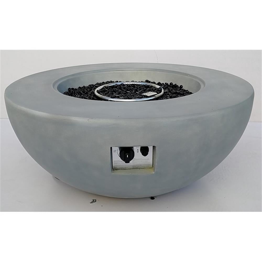Teva Furniture Tuscon GRC Firepit with Stainless Steel Burner