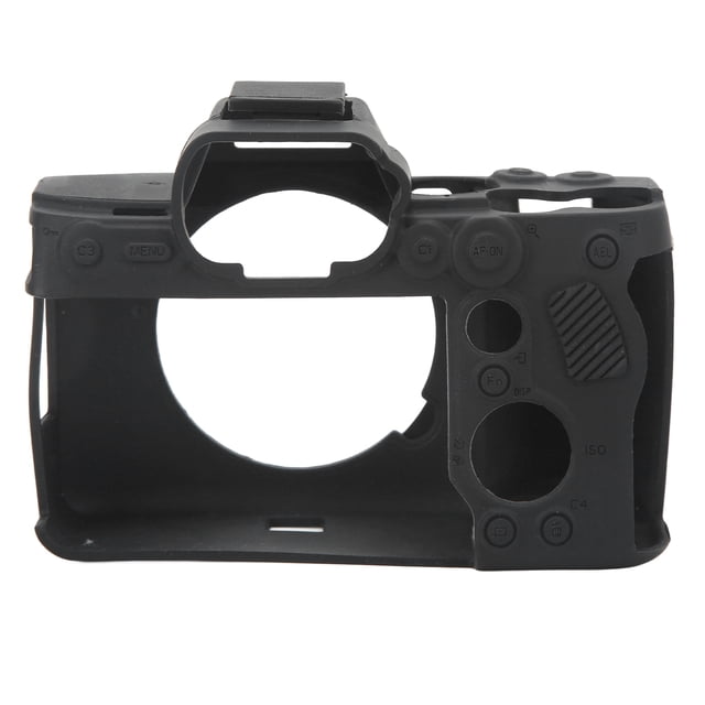 Funda de silicona negra para cámara, resistente a arañazos, funda protectora, accesorios para cámara digital compatibles con A74