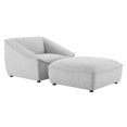 thumbnail image 2 of Modway Comprise 2-Piece Living Room Set in Light Gray, 2 of 10
