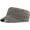 Grey, variant on Adjustable Men Cotton Trucker Hat Short Brim Flat Top Baseball Cap