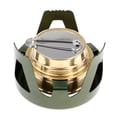 thumbnail image 3 of Estufa de Alcohol para acampar Soledad con Soporte de base de aluminio verde, 3 of 10