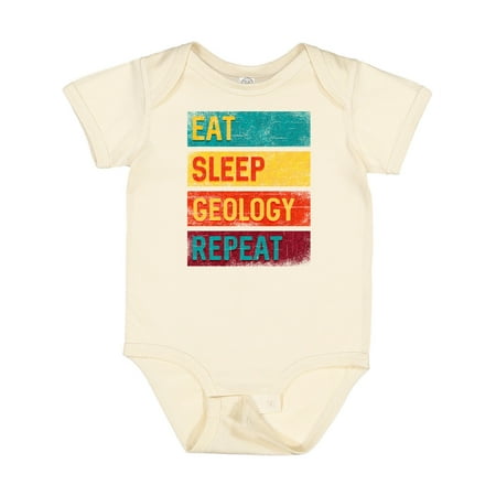 

Inktastic Geologist Eat Sleep Geology Gift Baby Boy or Baby Girl Bodysuit
