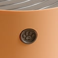 thumbnail image 3 of IRIS USA Medium Top Entry Cat Litter Box with Scoop | High-Sided Enclosed Design, Orange/Brown, 3 of 6