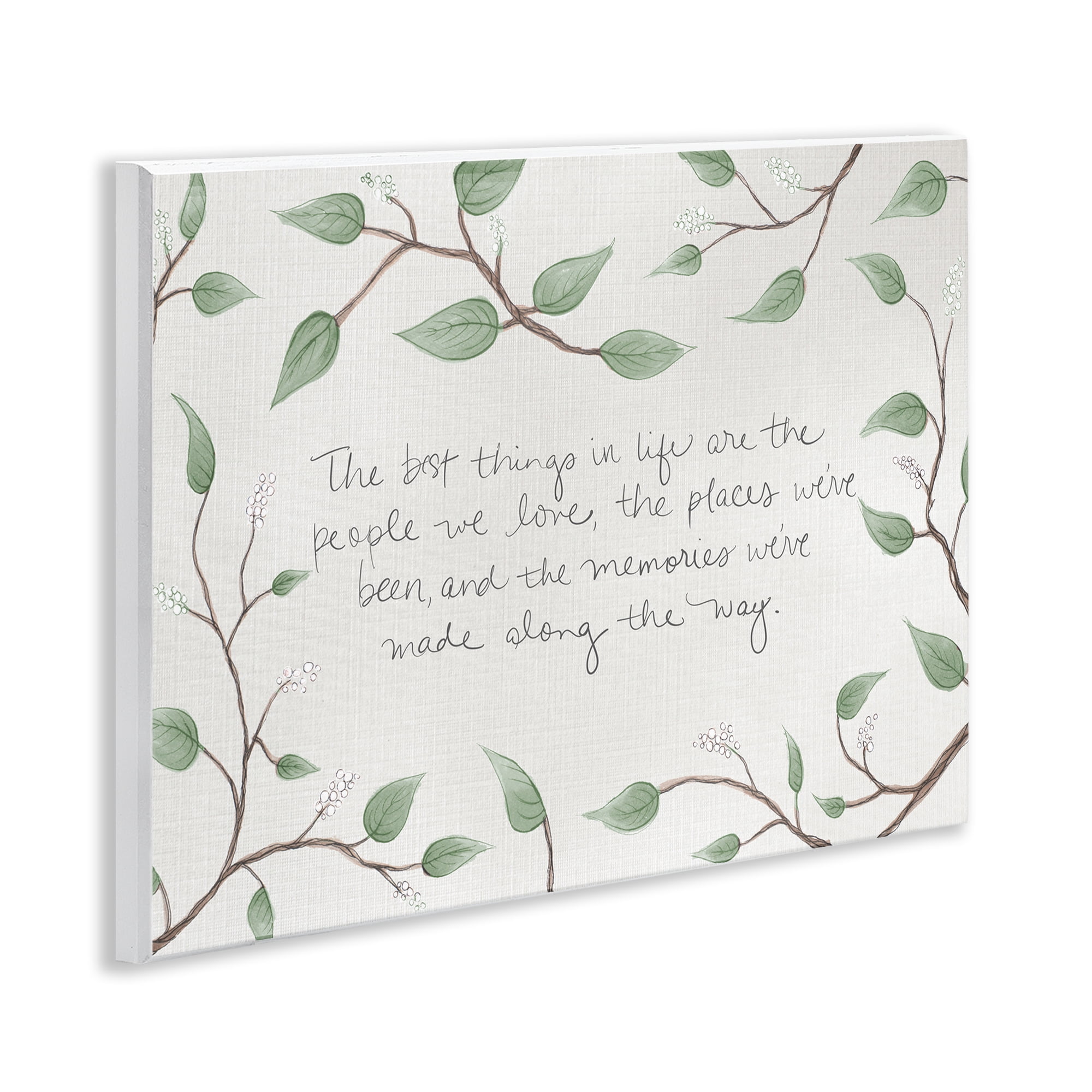 Stupell Industries The Best Things In Life Wall Plaque Art, design by SD Graphics Studio