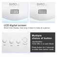 thumbnail image 4 of 72W UV Lamp LED Nail Lamp Nail Dryer For All Gels Polish Sun Light Infrared Sensing 10/30/60s Timer Smart For Manicure ,Easy to Use, 4 of 7