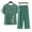 Green, variant on Njoeus Pajama Sets for Women 2 Piece, Summer Pajamas for Women Women's Summer Casual Printed Short-Sleeve Top Pants Comfy Sleep Outfit 2 Piece Pajama Set Lounge Sets 2 Piece Sets for Women Summer On C