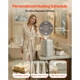 thumbnail image 3 of VEVOR 20L Towel Warmer Bucket with LED Dispaly 4 Hooks and Security Lock White, 3 of 9