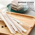 thumbnail image 4 of 100Pcs 5.5 Inch Coffee Stirrers Sticks -Natural Wood Eco-Friendly, 4 of 10