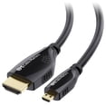 thumbnail image 1 of Cable HDMI Matters de alta velocidad 4K Micro HDMI a HDMI de 7,6 m, 1 of 6