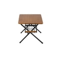 thumbnail image 3 of Baxton Studio Table Basse Basse Marron Naturel et Noir avec Panier, 3 of 5