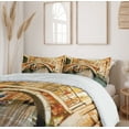 thumbnail image 6 of Ambesonne Venice Duvet Cover Set, Bridge Gondola, 2-Calking, Orange Ivory Bluegrey, 6 of 7