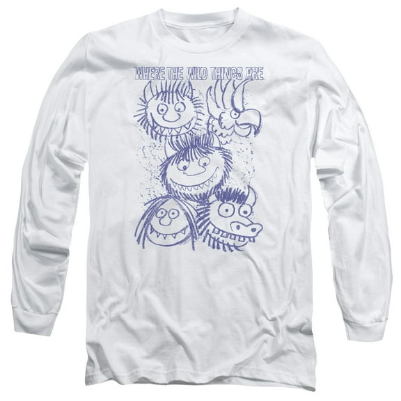 Where The Wild Things Are - Wild Sketch - Long Sleeve Shirt - XXX-Large