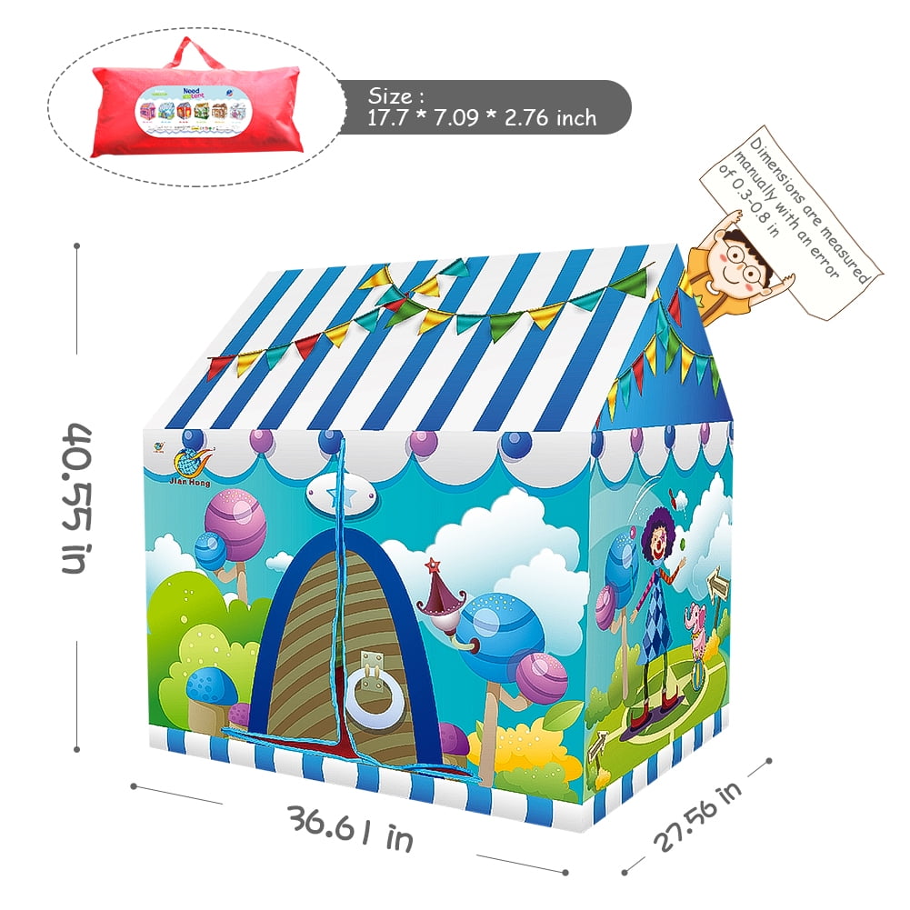 Kepooman Play Tent for Kids, Indoor Playhouse Tents with Lifelike House Design, Birthday and Christmas Toy Gift for 3, 4, 5 and 6 Year Old Children Kepooman Play Tent for Kids, Indoor Playhouse Tents with Lifelike House Design, Birthday and Christmas Toy Gift for 3, 4, 5 and 6 Year Old Children