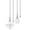 Color:Silver, variant on Steel Ceiling Fan Pull Chain Extension Convenient Ceiling Fan Pull Chain Extender for Easy Switch Access in Home Decors