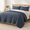 Ash Blue Grey-California King, variant on Basil Green Queen Size Quilt Bedding Set Lightweight All Season Bedspread