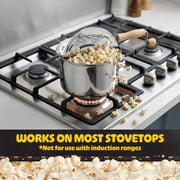 Great Northern Popcorn 6.5-Quart Stainless-Steel Stovetop Popcorn Maker