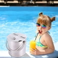 thumbnail image 2 of 1pc Stainless Steel Ice Bucket with Portable Handle and Lid for Home Bar, 2 of 6