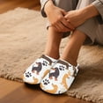 thumbnail image 3 of Uourmeti Dachshoud Paw Print Indoor House Slippers Anti-slip Non-slip Close Toe Rubber Sole Comfortable Sole Lightweight Easy On Slippers, 3 of 7