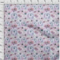 thumbnail image 3 of oneOone Cotton Silk Fabric Watercolor Floral Print Fabric BTY 42 Inch Wide, 3 of 4