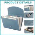 thumbnail image 3 of BlinkLLX Expanding File Folder 13 Pockets File Organizer with Labels A4 Letter Size Receipt Document Organizer Plastic Expandable Filing Folders for Office, Home(Blue), 3 of 13