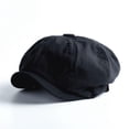 thumbnail image 1 of Stylish British Retro Beret Hat for Men and Women - Solid Color Painter Hat Fashion Accessory, 1 of 4