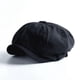 thumbnail image 2 of Boina unisex de color liso estilo retro británico - Gorro informal de spandex para todas las estaciones, tallas S-XL, 2 of 5