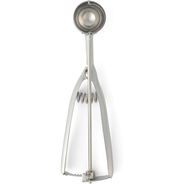 Martha Stewart Sprucedale 1.5" Stainless Steel Kitchen Ice Cream Scooper