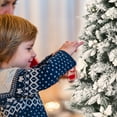 thumbnail image 4 of Topbuy 8FT Slim Pencil Tree Hinged Artificial Christmas Tree W/ 807 Branches Tips, 4 of 9
