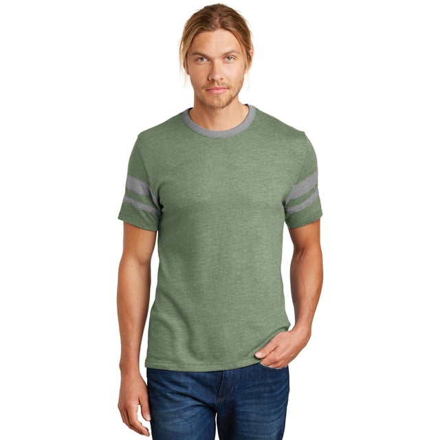 Playera de Jersey Vintage Sideline para Hombre Alternativa Pequeña Pino Vintage y Humo Ropa alternativa 05055BPVPSS