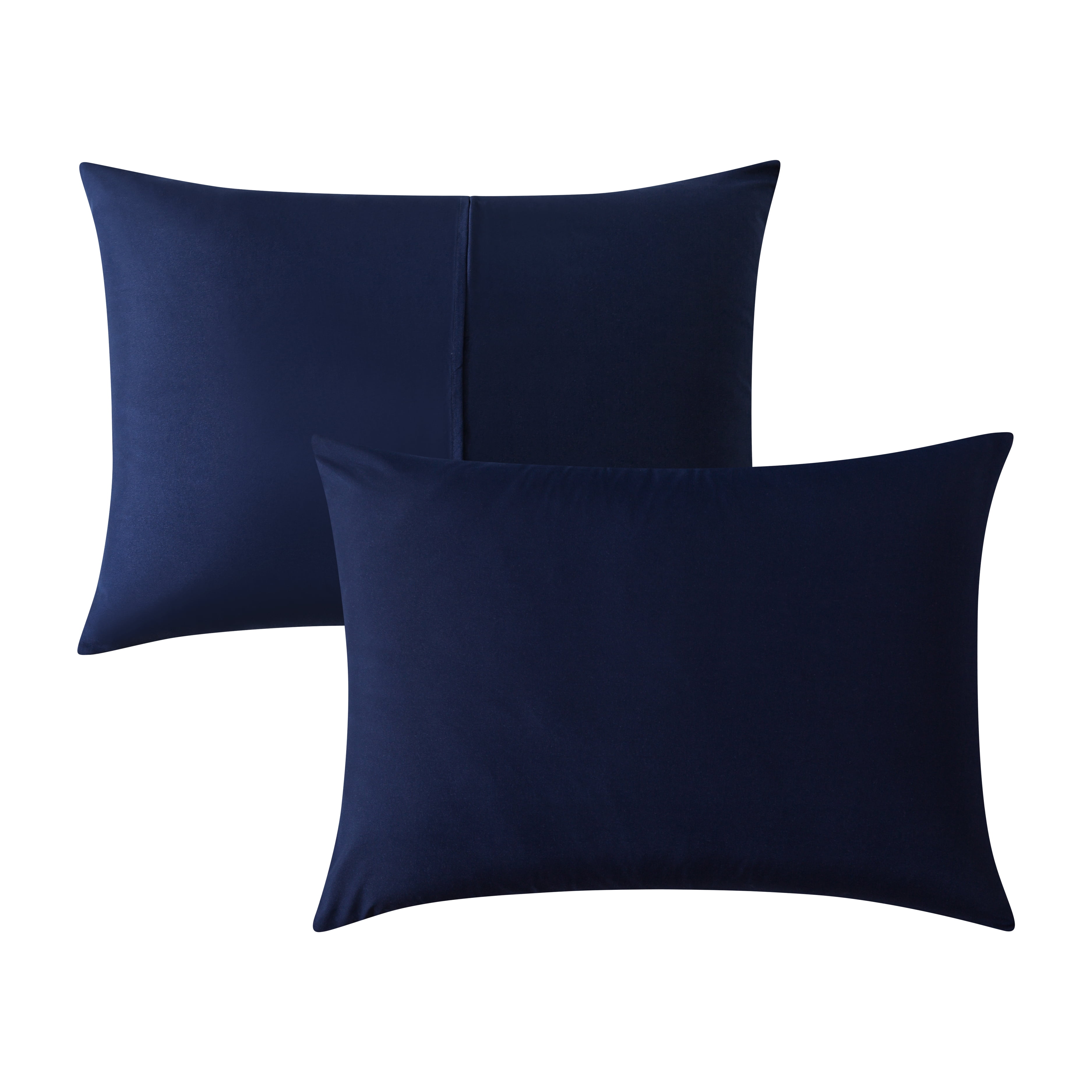 Mainstays Navy 7 Piece Bed in a Bag Comforter Set with Sheets, Full